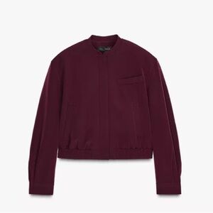 Burgundy Bomber Jackets